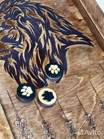 Нарды + Парчис (Лудо). 2 в 1 Эксклюзив. 50х50