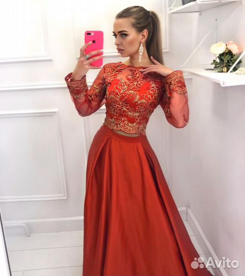 Вечернее платье в пол