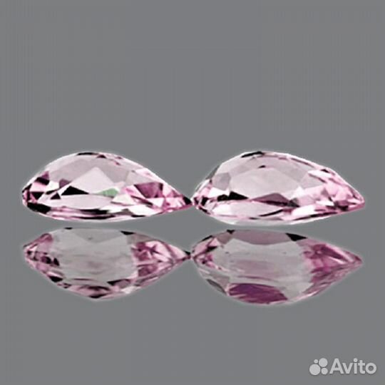 Морганит натуральный 2,89Ct 11х6мм к-кт VVS Pear