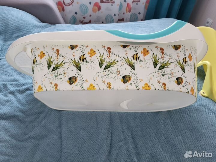 Ванночка для купания, горка и круг