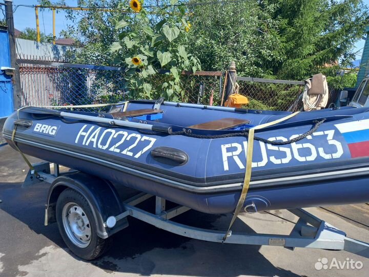 Лодка пвх brig 350 с трейлером