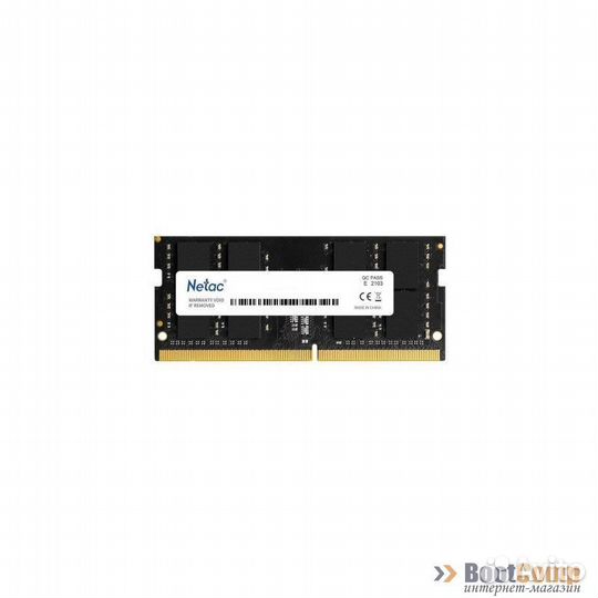 Оперативная память DDR4 sodimm 8Gb 3200MHz Netac B