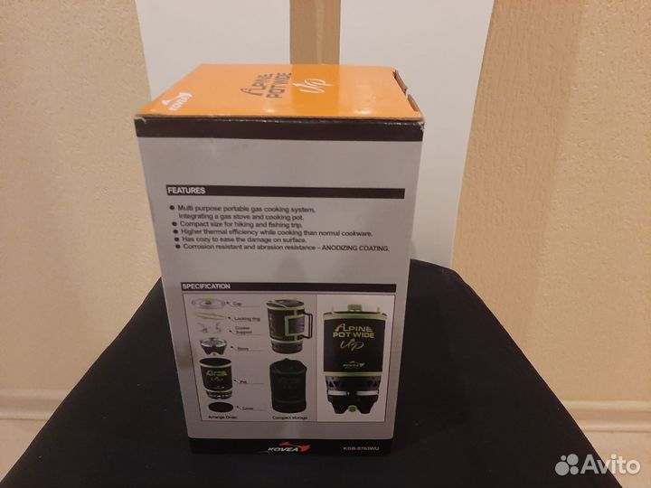 Новая газовая горелка kovea alpine KGB-0703WU 1.5L