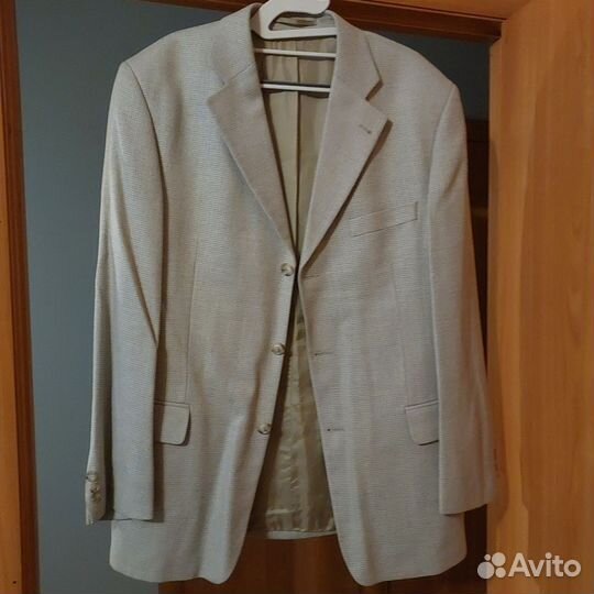 Пиджак мужской, р.52, подклад-вискоза