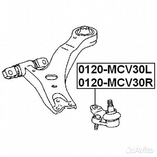 Шаровая опора 0120-MCV30R