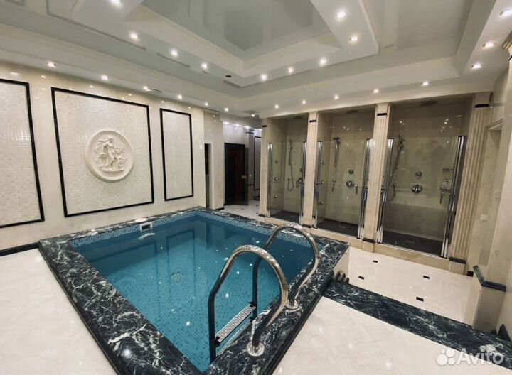 Баня сауна с бассейном + хаммам