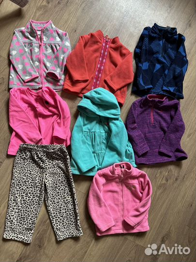 Комбинезон детский carter’s 9 мес кофты флисовые