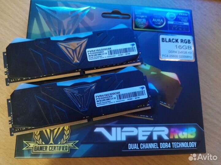 Оперативная память ddr4 16gb 3200