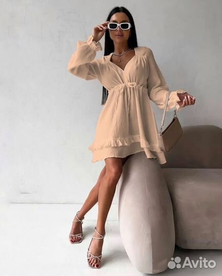 Муслиновое платье женское