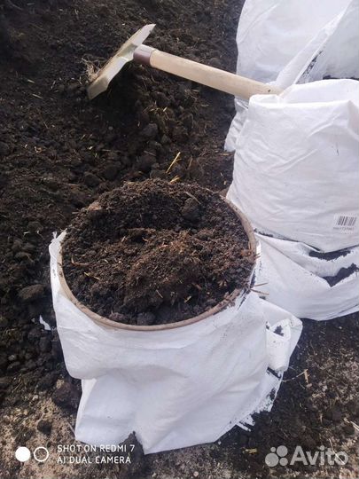 Чернозём в мешках