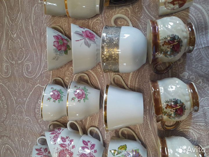 Чашки из сервизов СССР