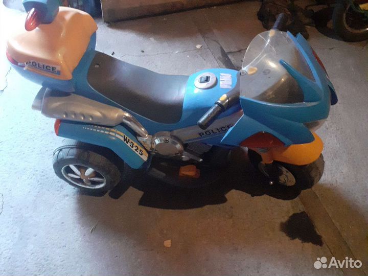 Детский мотоцикл на аккумуляторе бу