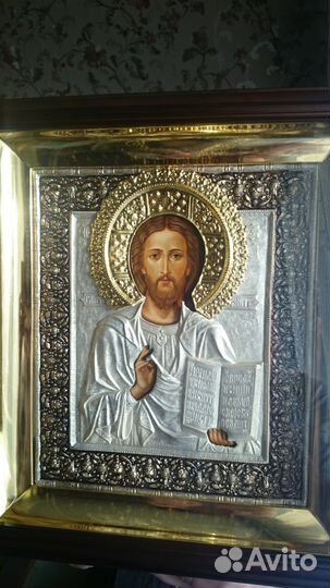 Оклад иконы спаситель