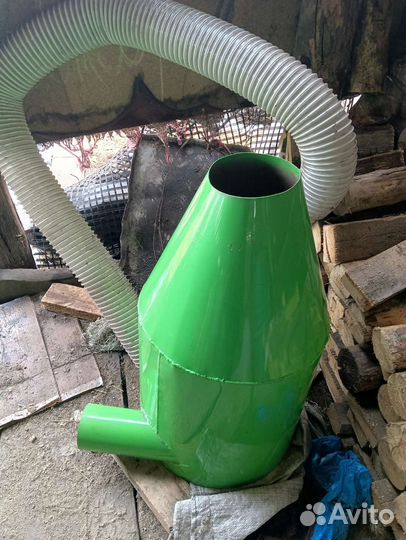 Роторная пневмо зернодробилка