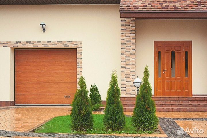 Гаражные секционные ворота