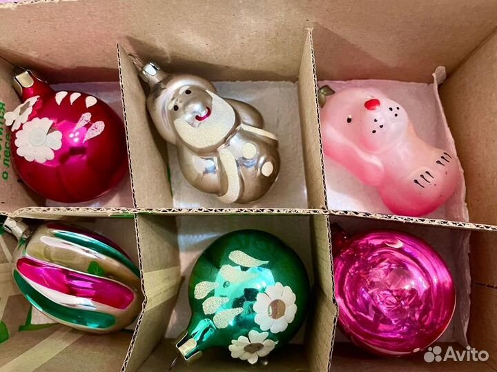 Елочные игрушки СССР