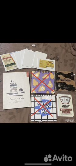 Скетчбуки новые холсты обмен