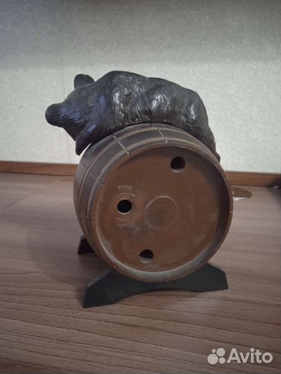 Часы каминные СССР мишка