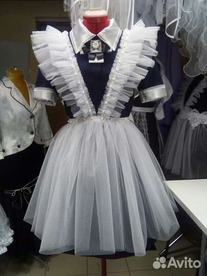 Фартук белый школьный