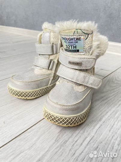 Зимние ботинки для девочки 24 размер