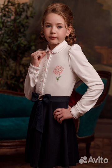 Юбка школьная маленькая леди 128-134 и 146