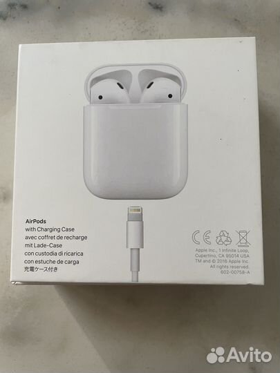 Беспроводные наушники apple airpods