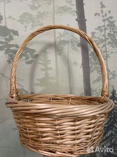 Корзина плетеная