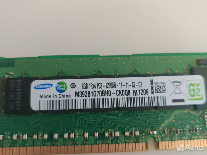Память серверная DDR3 12800R samsung, kingston