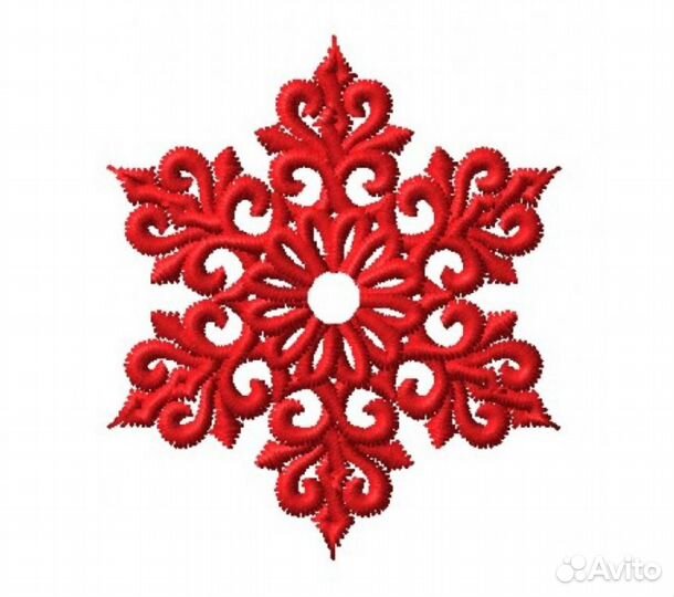 Машинная вышивка металлизированной нитью