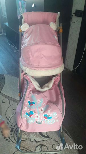 Коляска санки