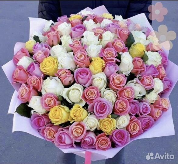 Букет 101 роза доставка роз