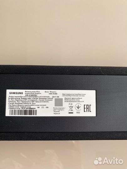 Саундбар samsung hw K360/ru