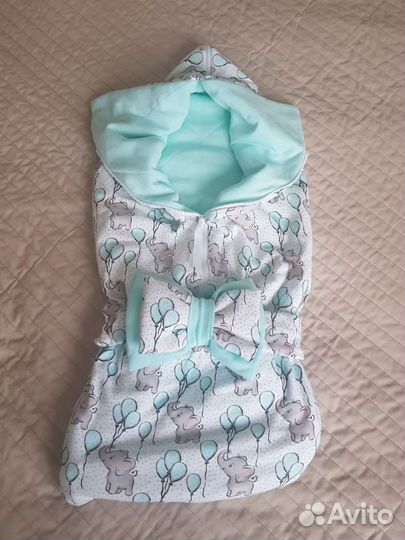 Конверт-одеяло на выписку трансформер