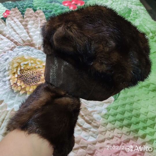 Шапка норковая