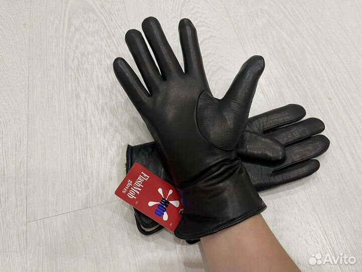 Перчатки женские новые кожаные FlashMob
