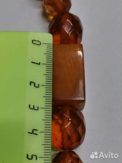 Бусы Янтарные винтажные СССР (Ч)