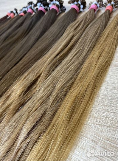 Славянские волосы на mini капсулах, 100шт