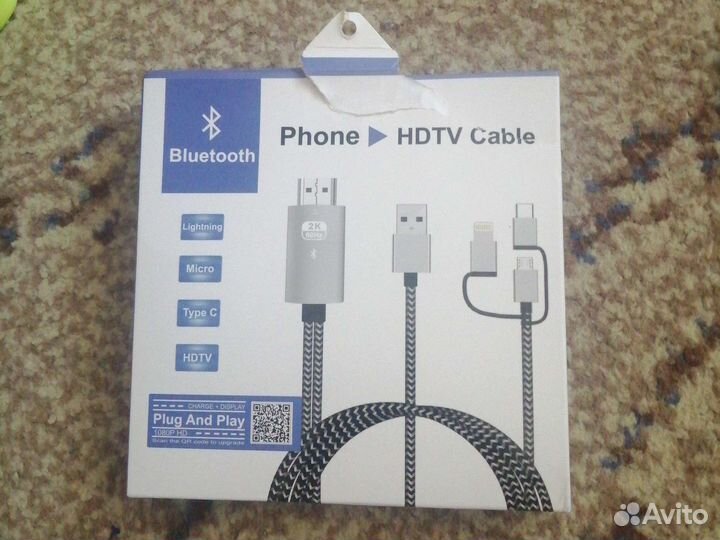 Переходник с usb (type c) на Hdmi