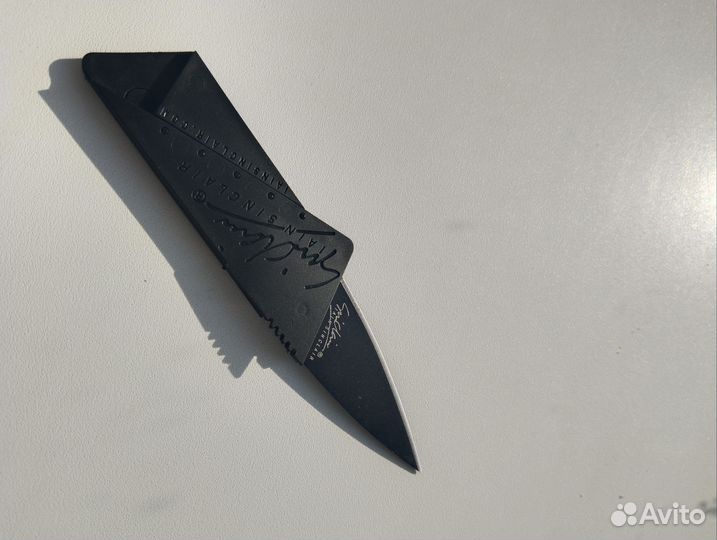 Нож визитка