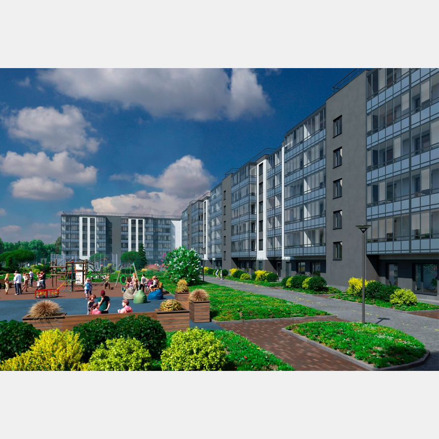 2-к. квартира, 51,4 м², 5/6 эт.