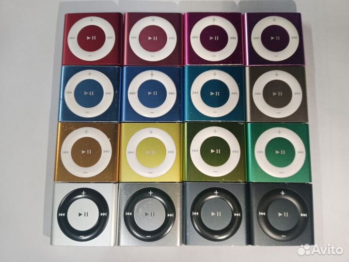 iPod Shuffle 4 разных цветов
