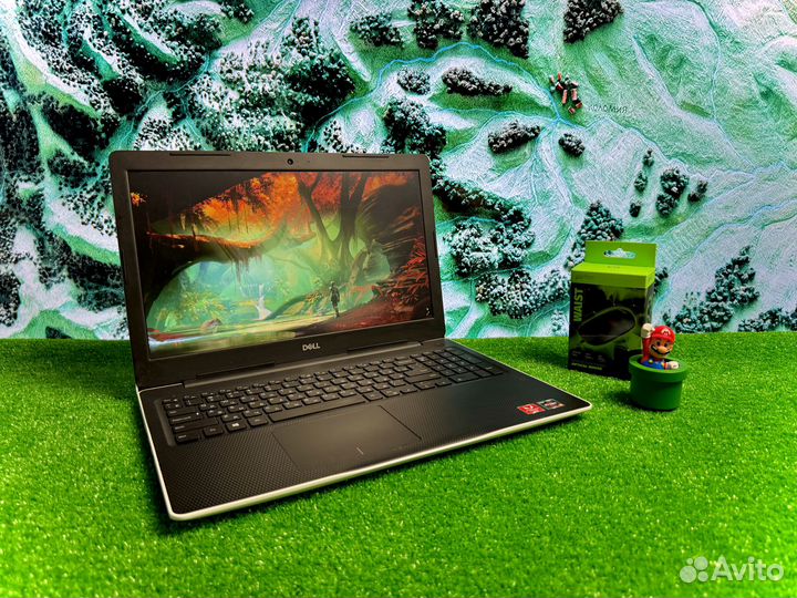 Офисный ноутбук Dell / Ryzen 5 / SSD 256 Gb