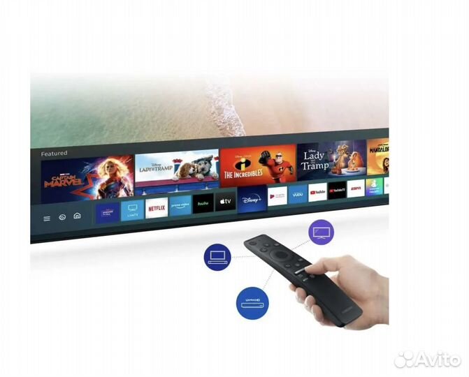 Телевизор Samsung QE85Q70TAU, qled, 4K, SMART TV