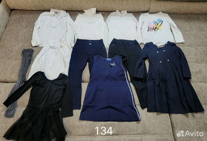 Пакет одежды на девочку 122-134
