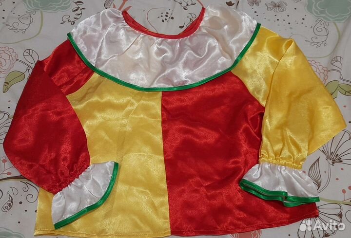 Костюм петрушки скомороха, на 3-4 года