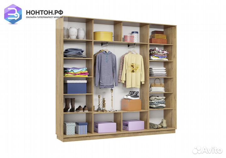 Шкаф-купе трёхдверный Селена бунратти