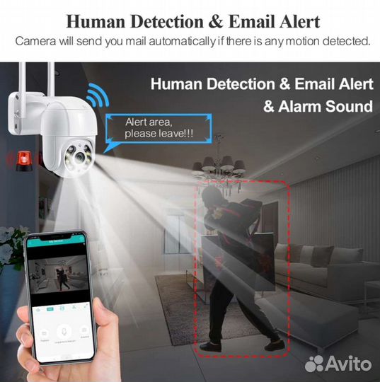 Wi-fi камера уличная 2Мп, 3Мп, 4Мп и 5Мп