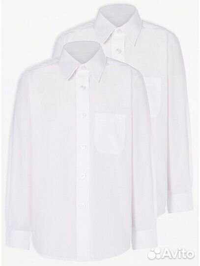 Школьная рубашка для мальчика бренд Matalan