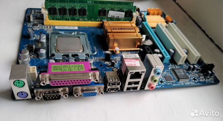 Материнская плата+CPU+DDR+Cooler