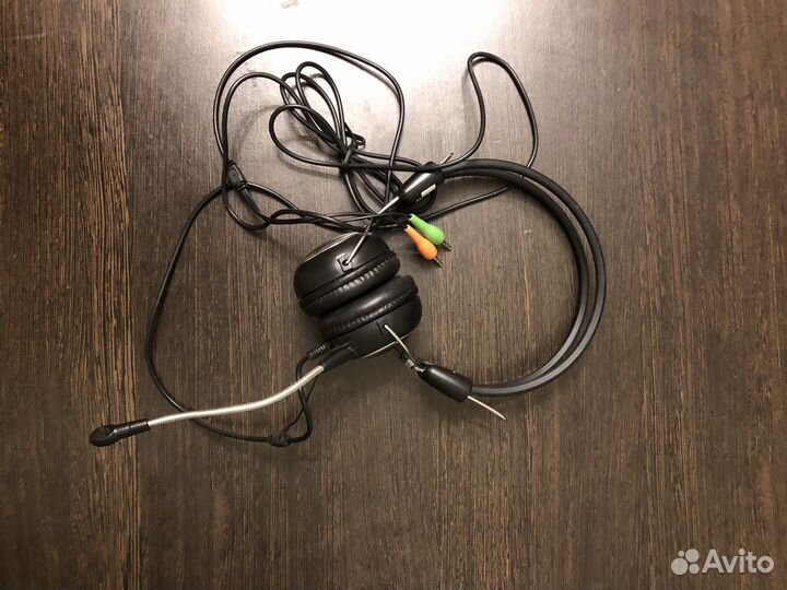 Наушники с микрофоном dexp